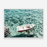 Shop Capri Boat I Photo Canvas Print a coastal themed photography framed stretched canvas print from The Print Emporium wall artwork collection - Buy Australian made prints for the home and your interior decor space, TPE-722-CA-35X46-NF