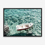 Shop Capri Boat I Photo Canvas Print a coastal themed photography framed stretched canvas print from The Print Emporium wall artwork collection - Buy Australian made prints for the home and your interior decor space, TPE-722-CA-35X46-NF