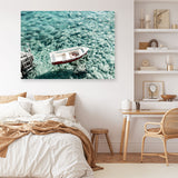 Shop Capri Boat I Photo Canvas Print a coastal themed photography framed stretched canvas print from The Print Emporium wall artwork collection - Buy Australian made prints for the home and your interior decor space, TPE-722-CA-35X46-NF