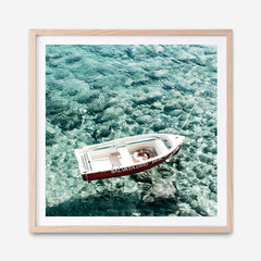 Shop Capri Boat I (Square) Photo Art Print a coastal themed photography wall art print from The Print Emporium wall artwork collection - Buy Australian made fine art poster and framed prints for the home and your interior decor, TPE-945-AP