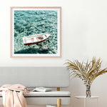 Shop Capri Boat I (Square) Photo Art Print a coastal themed photography wall art print from The Print Emporium wall artwork collection - Buy Australian made fine art poster and framed prints for the home and your interior decor, TPE-945-AP