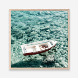 Shop Capri Boat I (Square) Photo Art Print a coastal themed photography wall art print from The Print Emporium wall artwork collection - Buy Australian made fine art poster and framed prints for the home and your interior decor, TPE-945-AP