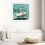 Shop Capri Boat I (Square) Photo Art Print a coastal themed photography wall art print from The Print Emporium wall artwork collection - Buy Australian made fine art poster and framed prints for the home and your interior decor, TPE-945-AP