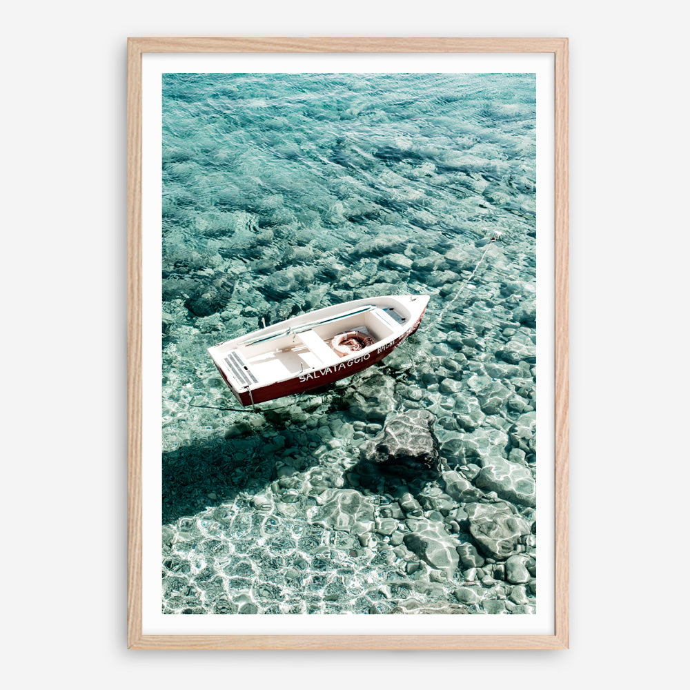 Shop Capri Boat II Photo Art Print a coastal themed photography wall art print from The Print Emporium wall artwork collection - Buy Australian made fine art poster and framed prints for the home and your interior decor, TPE-723-AP