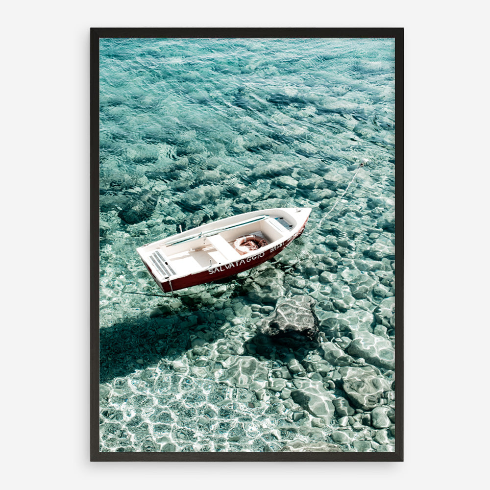 Shop Capri Boat II Photo Art Print a coastal themed photography wall art print from The Print Emporium wall artwork collection - Buy Australian made fine art poster and framed prints for the home and your interior decor, TPE-723-AP
