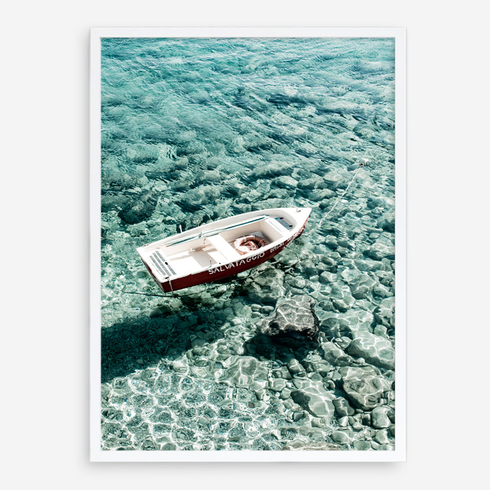 Shop Capri Boat II Photo Art Print a coastal themed photography wall art print from The Print Emporium wall artwork collection - Buy Australian made fine art poster and framed prints for the home and your interior decor, TPE-723-AP