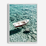Shop Capri Boat II Photo Canvas Print a coastal themed photography framed stretched canvas print from The Print Emporium wall artwork collection - Buy Australian made prints for the home and your interior decor space, TPE-723-CA-35X46-NF