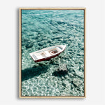 Shop Capri Boat II Photo Canvas Print a coastal themed photography framed stretched canvas print from The Print Emporium wall artwork collection - Buy Australian made prints for the home and your interior decor space, TPE-723-CA-35X46-NF
