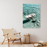 Shop Capri Boat II Photo Canvas Print a coastal themed photography framed stretched canvas print from The Print Emporium wall artwork collection - Buy Australian made prints for the home and your interior decor space, TPE-723-CA-35X46-NF