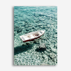 Shop Capri Boat II Photo Canvas Print a coastal themed photography framed stretched canvas print from The Print Emporium wall artwork collection - Buy Australian made prints for the home and your interior decor space, TPE-723-CA-35X46-NF