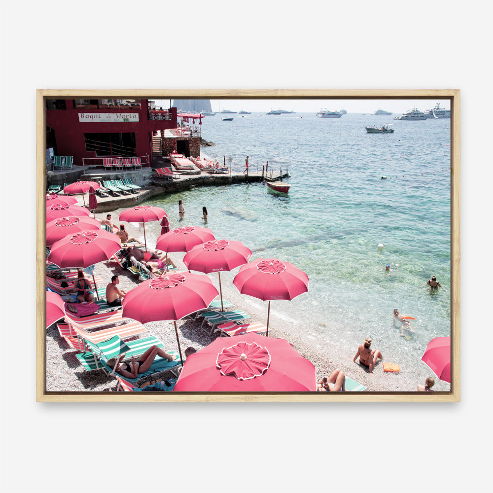 Shop Capri Days Photo Canvas Print a coastal themed photography framed stretched canvas print from The Print Emporium wall artwork collection - Buy Australian made prints for the home and your interior decor space, TPE-977-CA-35X46-NF