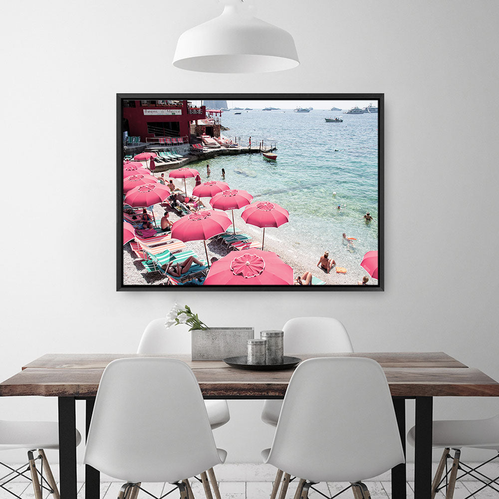Shop Capri Days Photo Canvas Print a coastal themed photography framed stretched canvas print from The Print Emporium wall artwork collection - Buy Australian made prints for the home and your interior decor space, TPE-977-CA-35X46-NF