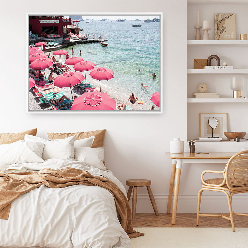 Shop Capri Days Photo Canvas Print a coastal themed photography framed stretched canvas print from The Print Emporium wall artwork collection - Buy Australian made prints for the home and your interior decor space, TPE-977-CA-35X46-NF