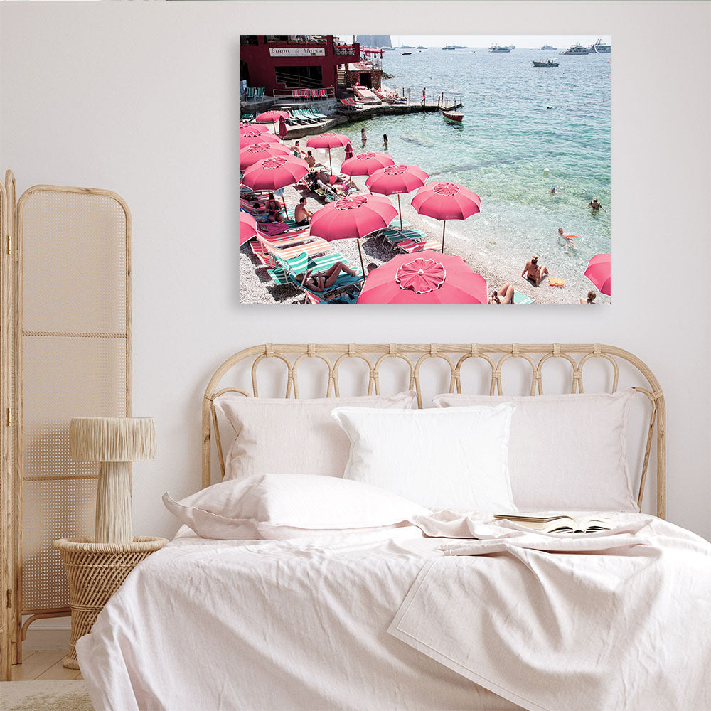 Shop Capri Days Photo Canvas Print a coastal themed photography framed stretched canvas print from The Print Emporium wall artwork collection - Buy Australian made prints for the home and your interior decor space, TPE-977-CA-35X46-NF