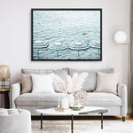 Shop Capri Island Umbrellas Photo Canvas Print a coastal themed photography framed stretched canvas print from The Print Emporium wall artwork collection - Buy Australian made prints for the home and your interior decor space, TPE-872-CA-35X46-NF