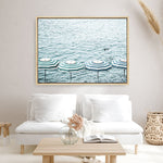 Shop Capri Island Umbrellas Photo Canvas Print a coastal themed photography framed stretched canvas print from The Print Emporium wall artwork collection - Buy Australian made prints for the home and your interior decor space, TPE-872-CA-35X46-NF
