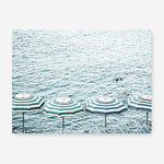 Shop Capri Island Umbrellas Photo Canvas Print a coastal themed photography framed stretched canvas print from The Print Emporium wall artwork collection - Buy Australian made prints for the home and your interior decor space, TPE-872-CA-35X46-NF