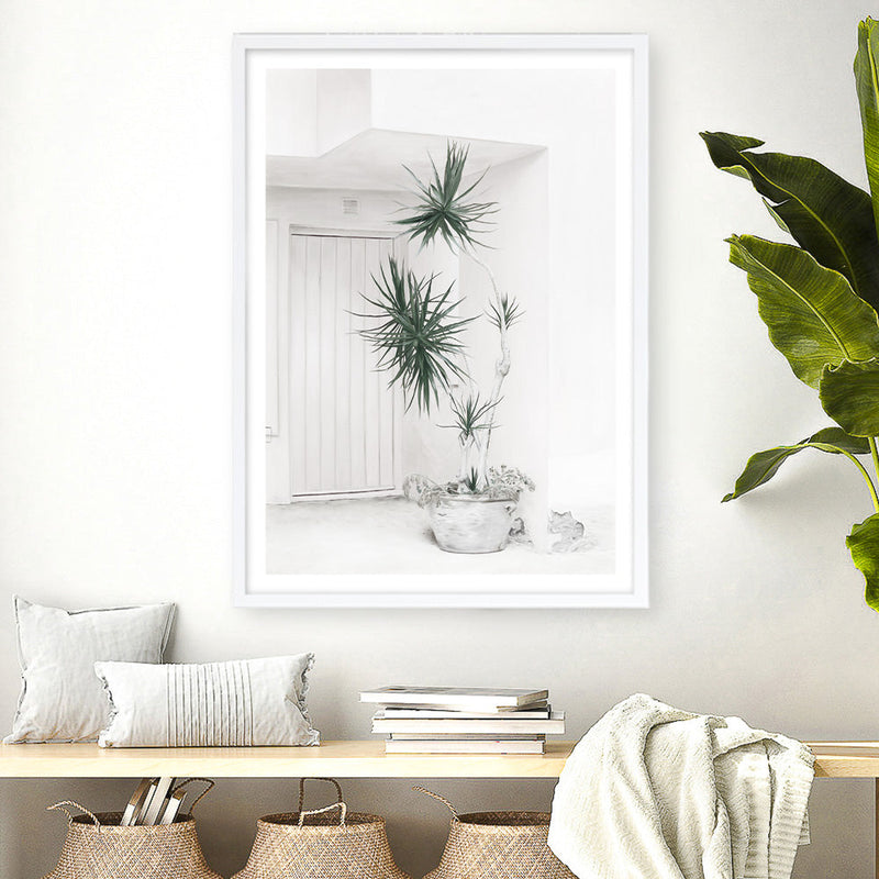 Shop Casa Di Palme II Art Print a coastal themed painted wall art print from The Print Emporium wall artwork collection - Buy Australian made fine art painting style poster and framed prints for the home and your interior decor room, TPE-758-AP