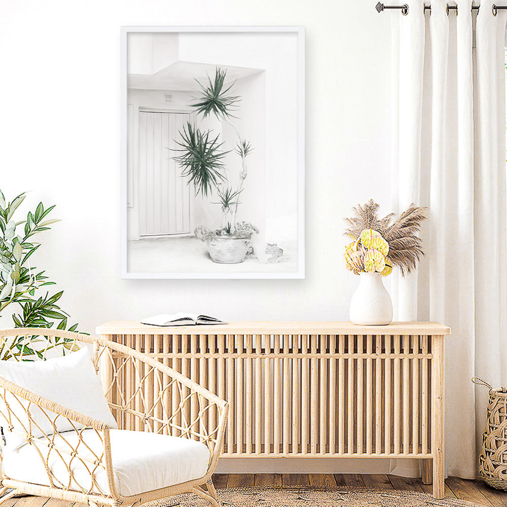 Shop Casa Di Palme II Art Print a coastal themed painted wall art print from The Print Emporium wall artwork collection - Buy Australian made fine art painting style poster and framed prints for the home and your interior decor room, TPE-758-AP