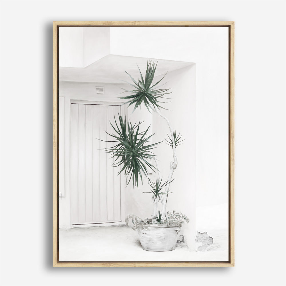 Shop Casa Di Palme II Canvas Print a coastal themed painted framed canvas wall art print from The Print Emporium artwork collection - Buy Australian made fine art painting style stretched canvas prints for the home and your interior decor space, TPE-758-CA-35X46-NF