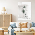 Shop Casa Di Palme II Canvas Print a coastal themed painted framed canvas wall art print from The Print Emporium artwork collection - Buy Australian made fine art painting style stretched canvas prints for the home and your interior decor space, TPE-758-CA-35X46-NF