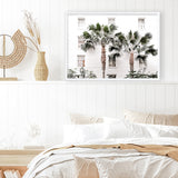 Shop Casa Palms Photo Art Print a coastal themed photography wall art print from The Print Emporium wall artwork collection - Buy Australian made fine art poster and framed prints for the home and your interior decor, TPE-545-AP