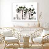 Shop Casa Palms Photo Art Print a coastal themed photography wall art print from The Print Emporium wall artwork collection - Buy Australian made fine art poster and framed prints for the home and your interior decor, TPE-545-AP