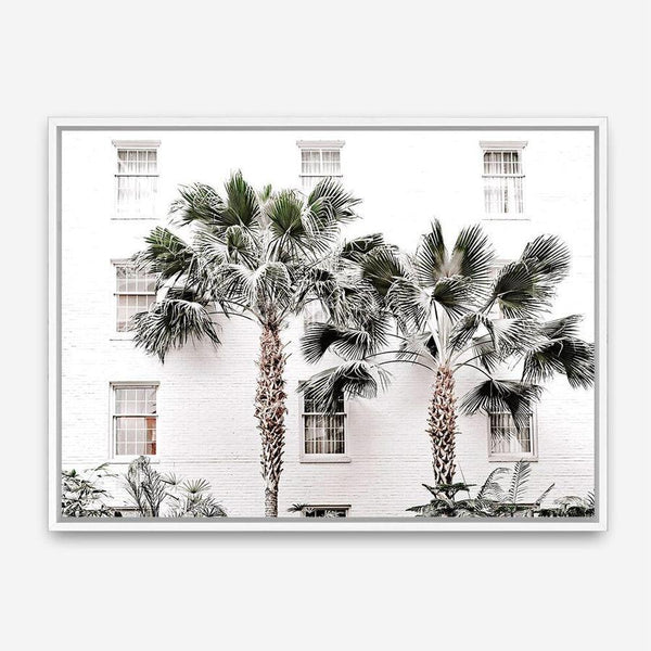 Shop Casa Palms Photo Canvas Print a coastal themed photography framed stretched canvas print from The Print Emporium wall artwork collection - Buy Australian made prints for the home and your interior decor space, TPE-545-CA-35X46-NF