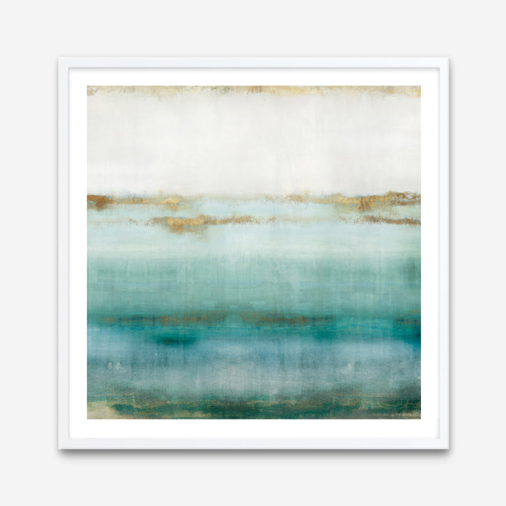 Shop Cerulean Haze I (Square) Art Print a painted abstract themed wall art print from The Print Emporium wall artwork collection - Buy Australian made fine art painting style poster and framed prints for the home and your interior decor room, TPE-PC-EZ192-AP