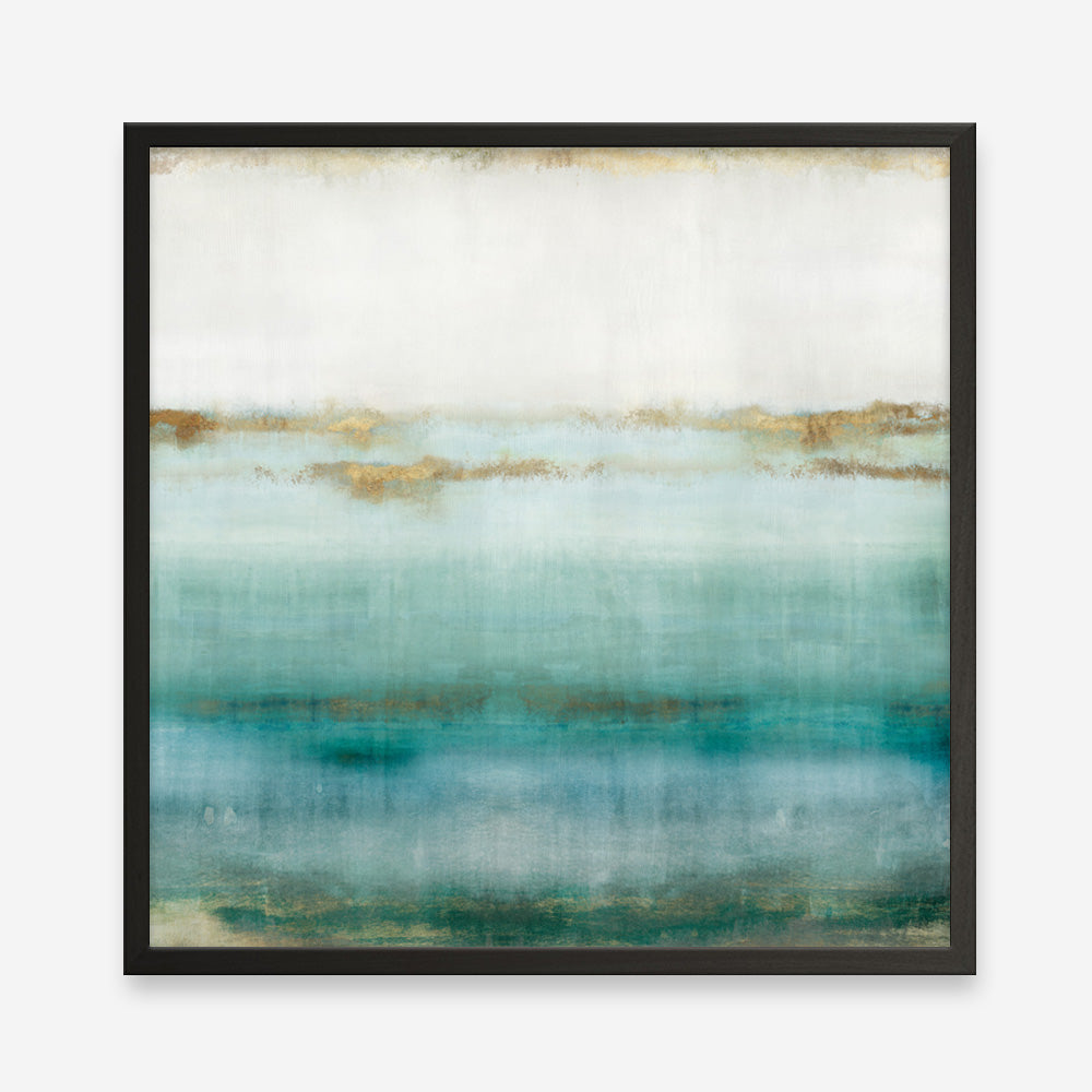 Shop Cerulean Haze I (Square) Art Print a painted abstract themed wall art print from The Print Emporium wall artwork collection - Buy Australian made fine art painting style poster and framed prints for the home and your interior decor room, TPE-PC-EZ192-AP