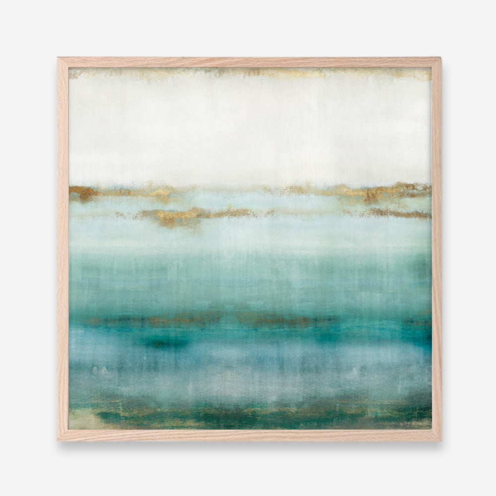Shop Cerulean Haze I (Square) Art Print a painted abstract themed wall art print from The Print Emporium wall artwork collection - Buy Australian made fine art painting style poster and framed prints for the home and your interior decor room, TPE-PC-EZ192-AP