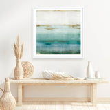 Shop Cerulean Haze I (Square) Art Print a painted abstract themed wall art print from The Print Emporium wall artwork collection - Buy Australian made fine art painting style poster and framed prints for the home and your interior decor room, TPE-PC-EZ192-AP