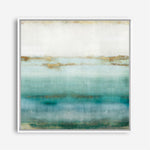Shop Cerulean Haze I (Square) Canvas Print a painted abstract themed framed canvas wall art print from The Print Emporium artwork collection - Buy Australian made fine art painting style stretched canvas prints for the home and your interior decor space, TPE-PC-EZ192-CA-40X40-NF