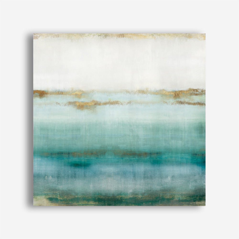 Shop Cerulean Haze I (Square) Canvas Print a painted abstract themed framed canvas wall art print from The Print Emporium artwork collection - Buy Australian made fine art painting style stretched canvas prints for the home and your interior decor space, TPE-PC-EZ192-CA-40X40-NF