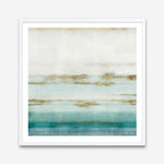Shop Cerulean Haze II (Square) Art Print a painted abstract themed wall art print from The Print Emporium wall artwork collection - Buy Australian made fine art painting style poster and framed prints for the home and your interior decor room, TPE-PC-EZ193-AP