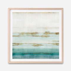 Shop Cerulean Haze II (Square) Art Print a painted abstract themed wall art print from The Print Emporium wall artwork collection - Buy Australian made fine art painting style poster and framed prints for the home and your interior decor room, TPE-PC-EZ193-AP