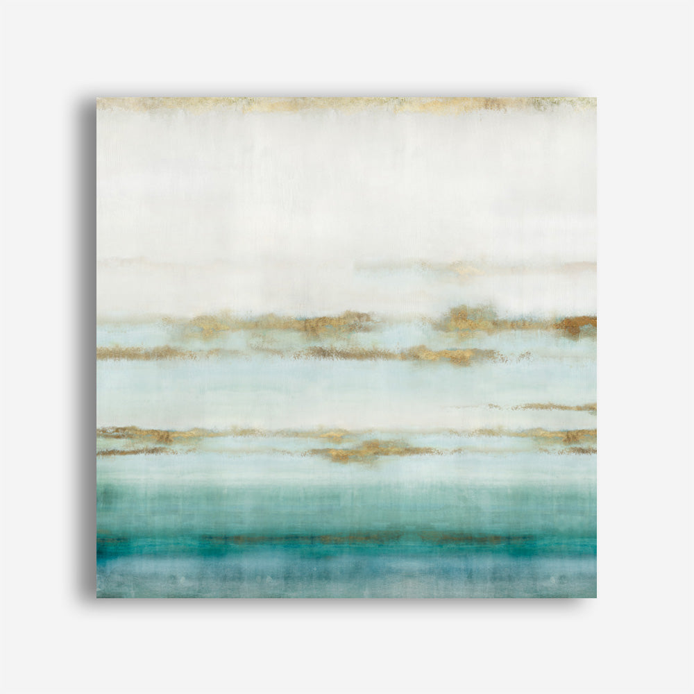 Shop Cerulean Haze II (Square) Canvas Print a painted abstract themed framed canvas wall art print from The Print Emporium artwork collection - Buy Australian made fine art painting style stretched canvas prints for the home and your interior decor space, TPE-PC-EZ193-CA-40X40-NF
