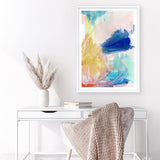 Shop Cha Cha I Art Print a painted abstract themed wall art print from The Print Emporium wall artwork collection - Buy Australian made fine art painting style poster and framed prints for the home and your interior decor room, TPE-PC-HN065-AP
