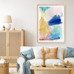 Shop Cha Cha I Art Print a painted abstract themed wall art print from The Print Emporium wall artwork collection - Buy Australian made fine art painting style poster and framed prints for the home and your interior decor room, TPE-PC-HN065-AP