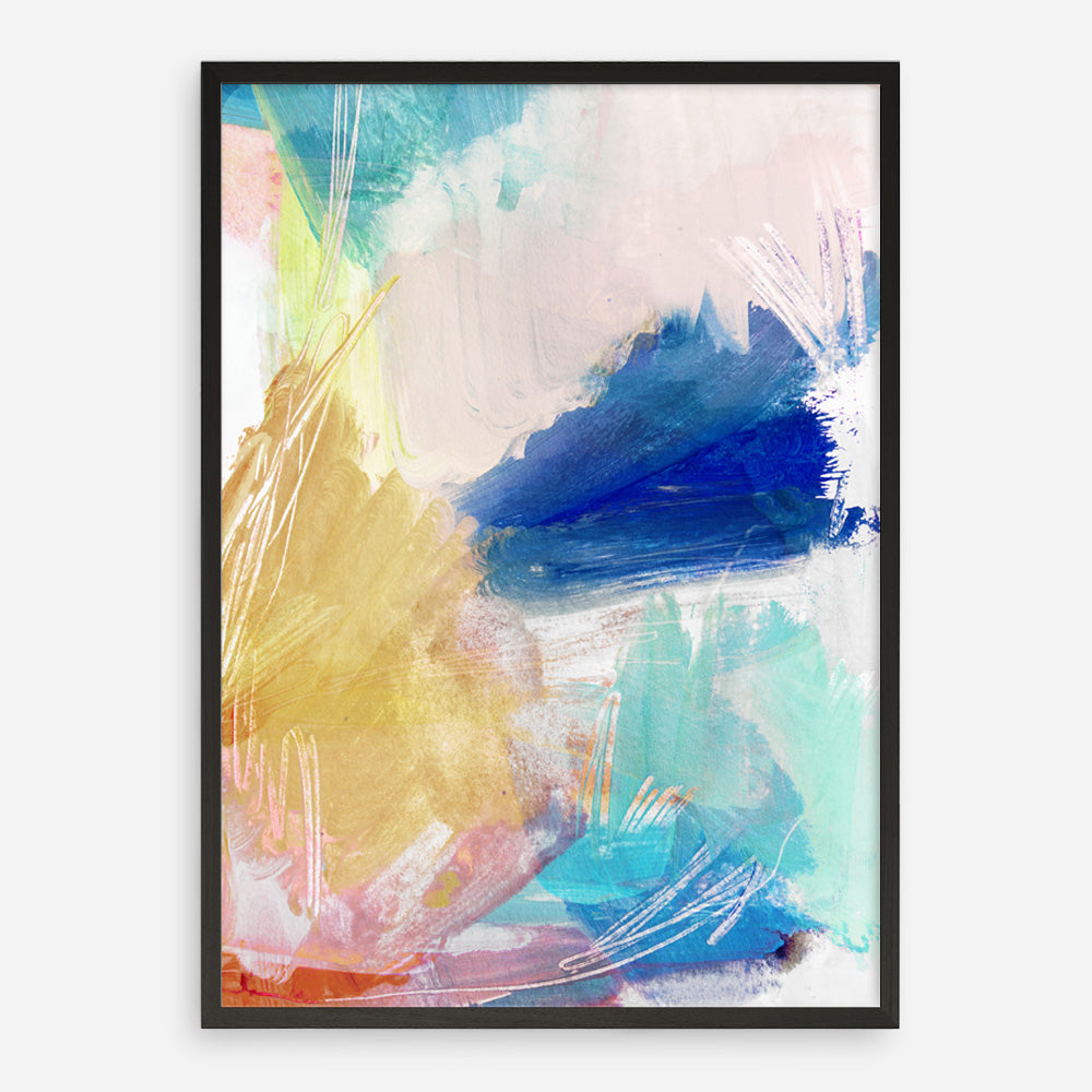 Shop Cha Cha I Art Print a painted abstract themed wall art print from The Print Emporium wall artwork collection - Buy Australian made fine art painting style poster and framed prints for the home and your interior decor room, TPE-PC-HN065-AP