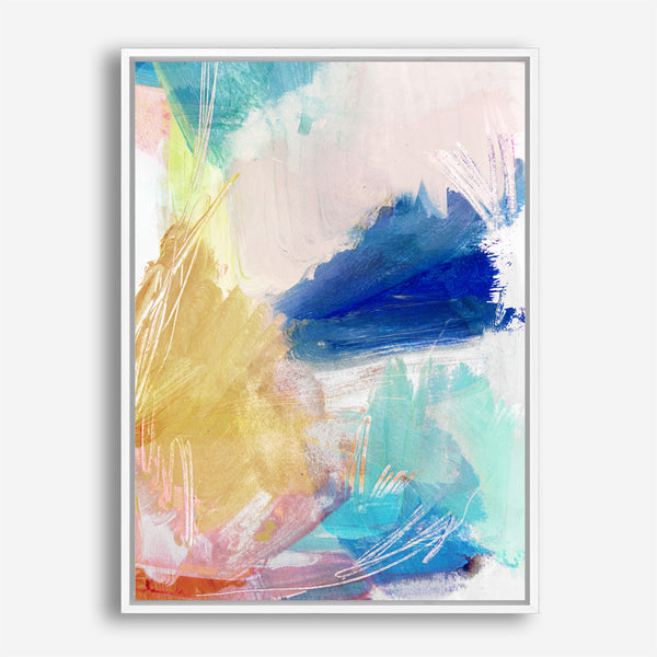 Shop Cha Cha I Canvas Print a painted abstract themed framed canvas wall art print from The Print Emporium artwork collection - Buy Australian made fine art painting style stretched canvas prints for the home and your interior decor space, TPE-PC-HN065-CA-35X46-NF