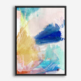 Shop Cha Cha I Canvas Print a painted abstract themed framed canvas wall art print from The Print Emporium artwork collection - Buy Australian made fine art painting style stretched canvas prints for the home and your interior decor space, TPE-PC-HN065-CA-35X46-NF