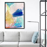 Shop Cha Cha I Canvas Print a painted abstract themed framed canvas wall art print from The Print Emporium artwork collection - Buy Australian made fine art painting style stretched canvas prints for the home and your interior decor space, TPE-PC-HN065-CA-35X46-NF