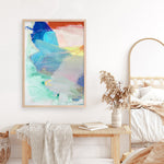 Shop Cha Cha II Art Print a painted abstract themed wall art print from The Print Emporium wall artwork collection - Buy Australian made fine art painting style poster and framed prints for the home and your interior decor room, TPE-PC-HN066-AP