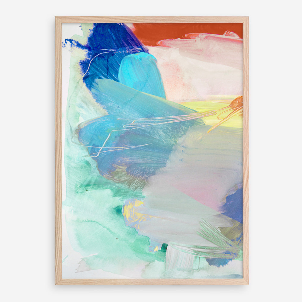 Shop Cha Cha II Art Print a painted abstract themed wall art print from The Print Emporium wall artwork collection - Buy Australian made fine art painting style poster and framed prints for the home and your interior decor room, TPE-PC-HN066-AP
