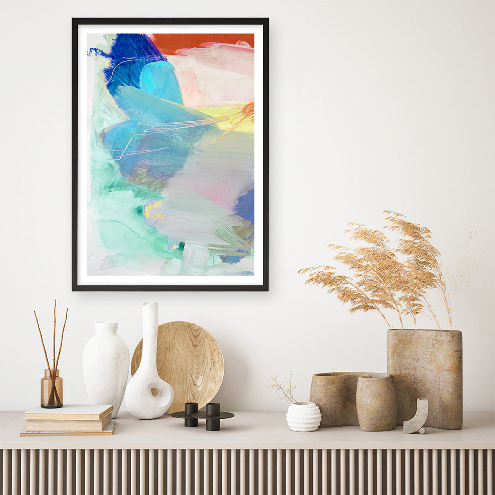 Shop Cha Cha II Art Print a painted abstract themed wall art print from The Print Emporium wall artwork collection - Buy Australian made fine art painting style poster and framed prints for the home and your interior decor room, TPE-PC-HN066-AP