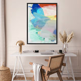 Shop Cha Cha II Canvas Print a painted abstract themed framed canvas wall art print from The Print Emporium artwork collection - Buy Australian made fine art painting style stretched canvas prints for the home and your interior decor space, TPE-PC-HN066-CA-35X46-NF