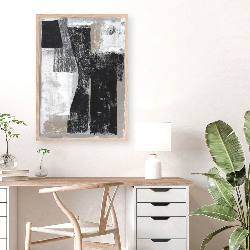 Shop Chasing I Art Print a painted abstract themed wall art print from The Print Emporium wall artwork collection - Buy Australian made fine art painting style poster and framed prints for the home and your interior decor room, TPE-PC-MW233-AP