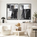 Shop Chasing II Canvas Print a painted abstract themed framed canvas wall art print from The Print Emporium artwork collection - Buy Australian made fine art painting style stretched canvas prints for the home and your interior decor space, TPE-PC-MW234-CA-35X46-NF