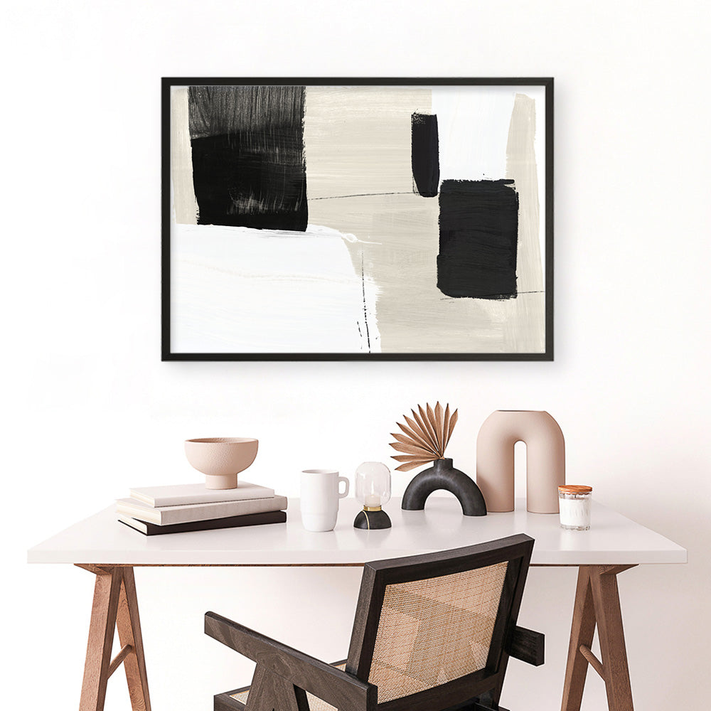 Shop Checkmate Art Print a painted abstract themed wall art print from The Print Emporium wall artwork collection - Buy Australian made fine art painting style poster and framed prints for the home and your interior decor room, TPE-PC-PM049-AP